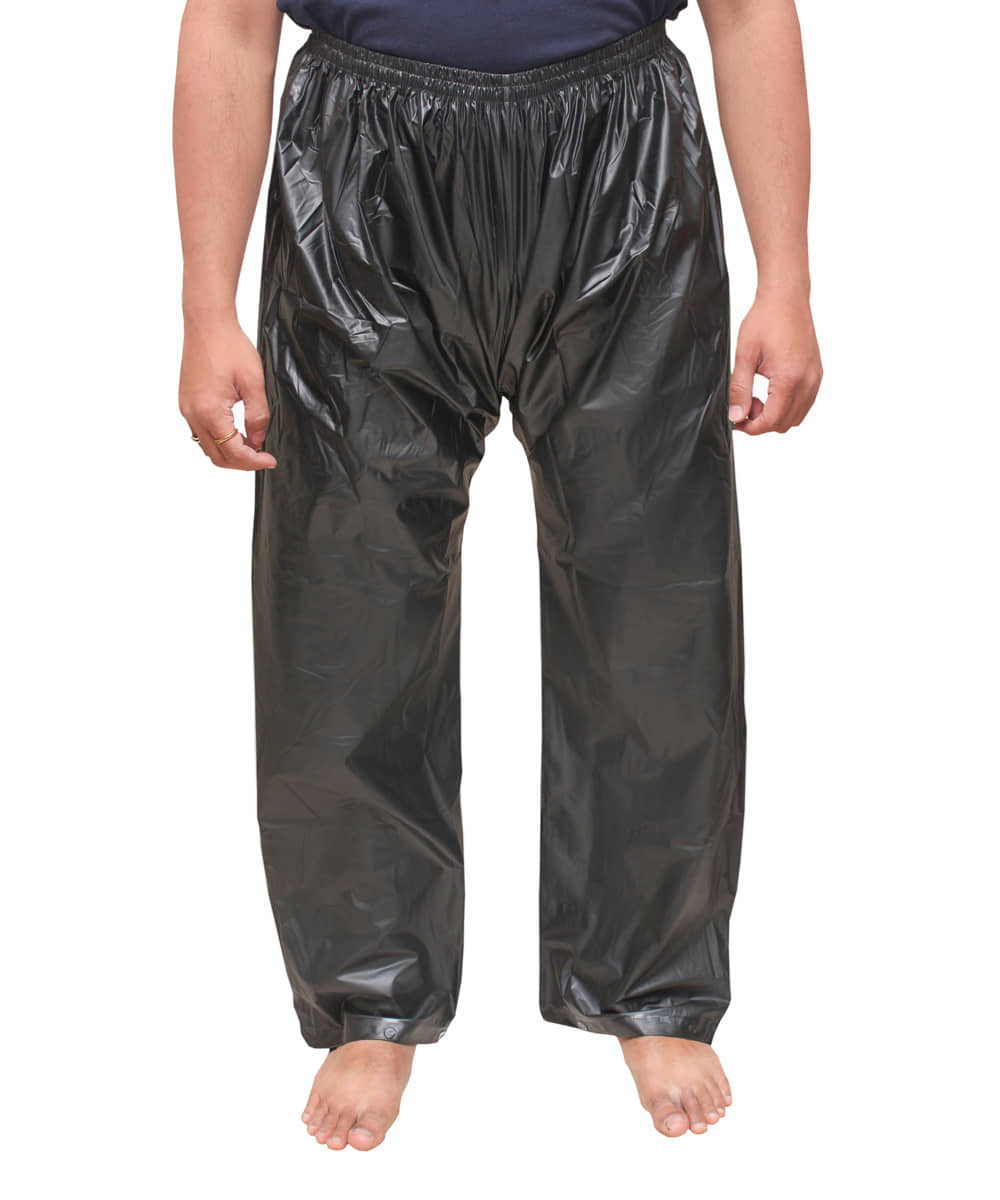 Goodluck Polyester Raincoat Set - Black