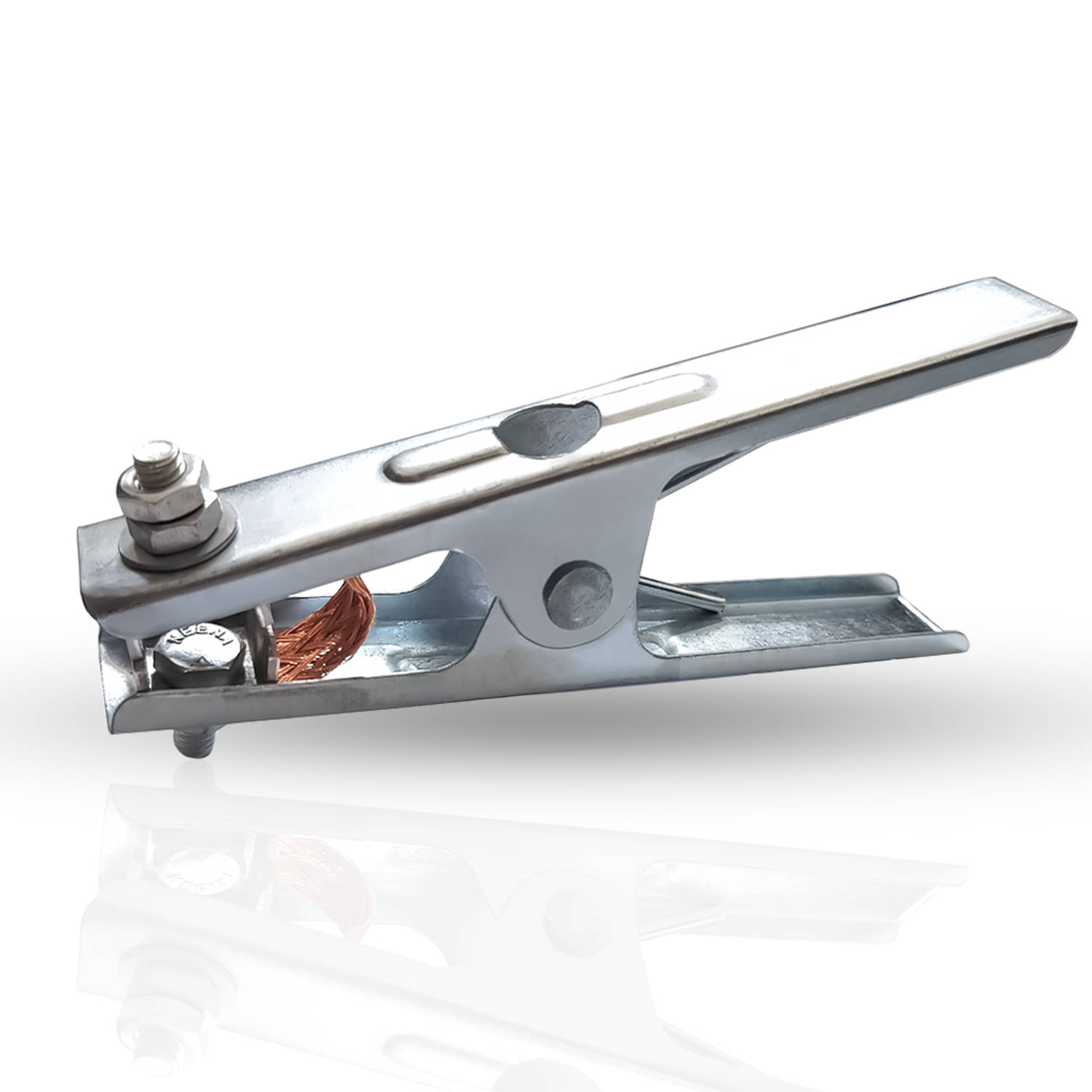 "Laxmi EARTH CLAMP WITH STEEL FITTINGS 400 AMP. FOR WELDING AND HOLDING PURPOSE One-handed Clamp "Laxmi EARTH CLAMP WITH STEEL FITTINGS 400 AMP. FOR WELDING AND HOLDING PURPOSE One-handed Clamp