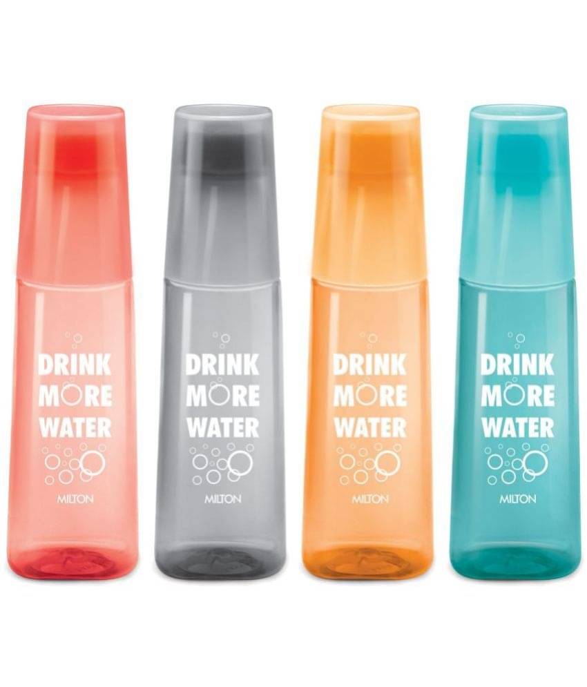 Milton KIP SIP 1000 Pet Water Bottle, Set of 4, 1 Litre Each, Assorted Milton KIP SIP 1000 Pet Water Bottle, Set of 4, 1 Litre Each, Assorted