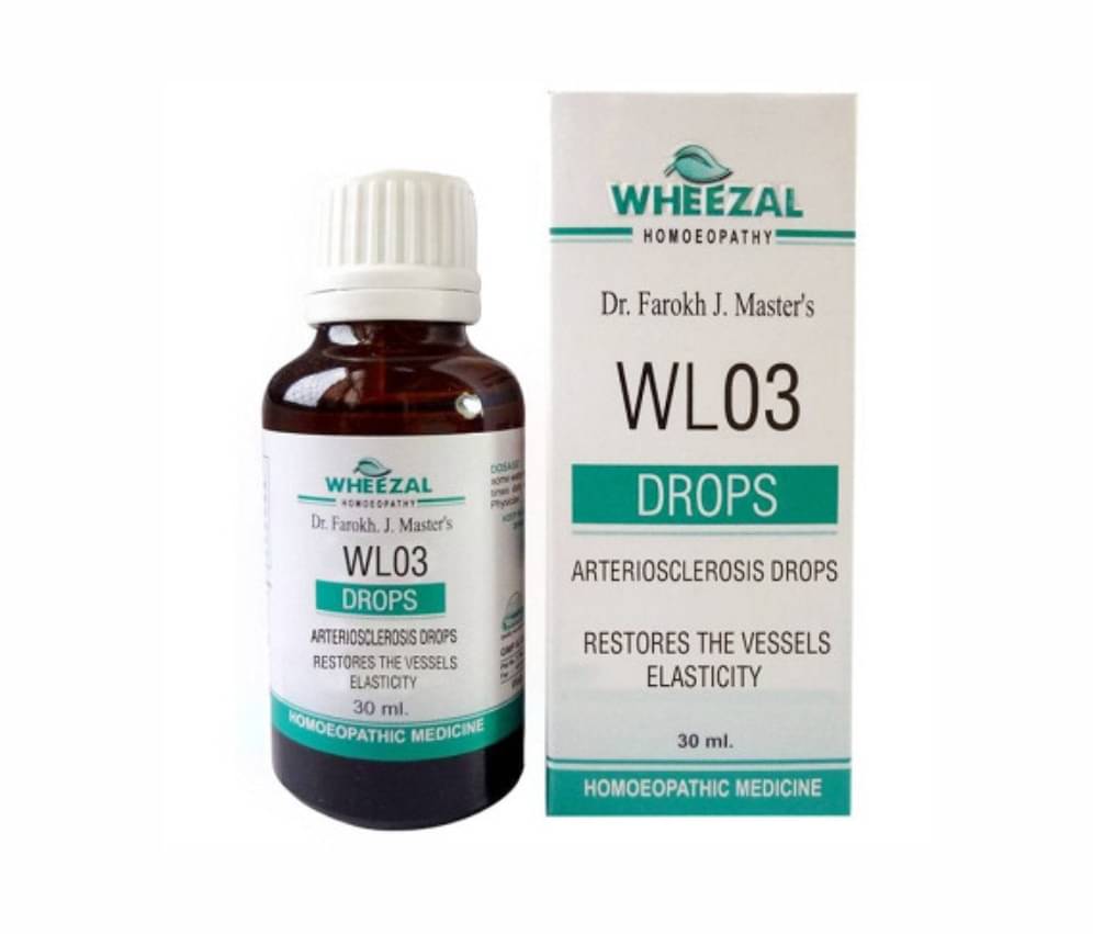     			Wheezal WL-3 Arteriosclerosis Drops (30ml) (PACK OF TWO) Drops 30 ml