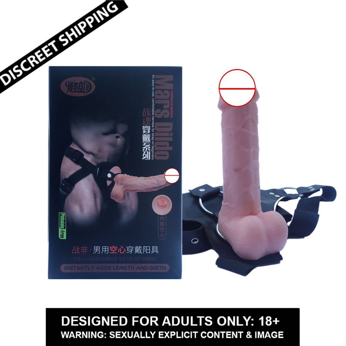 Premium Mars Strap on Artificial Penis Dildo Sex Toy For Women by SexTantra