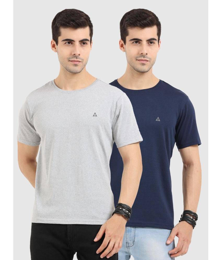     			Ardeur Pack of 2 Cotton Regular Fit Men's T-Shirt ( Multicolor )