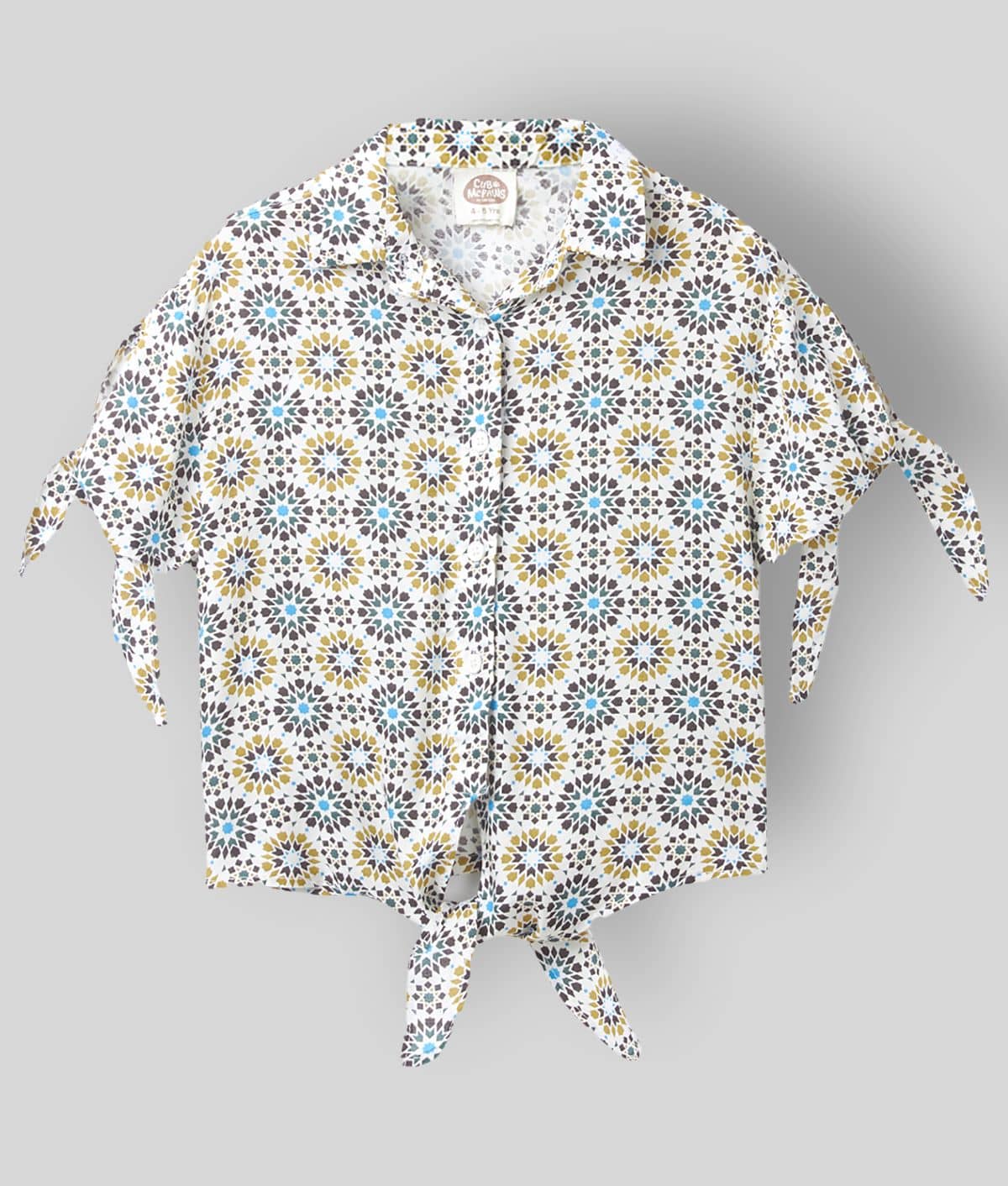 Cub Mcpaws Pack of 1 Girls Rayon Tops ( Multi )