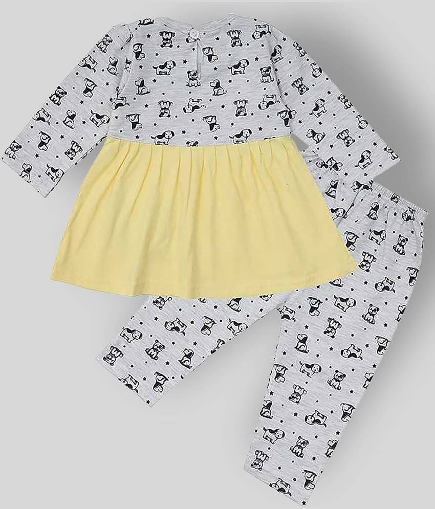 NammaBaby Pack of 1 Baby Girls Cotton Blend Dresses ( Yellow )