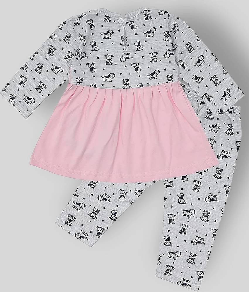 NammaBaby Pack of 1 Baby Girls Cotton Blend Dresses ( Pink )