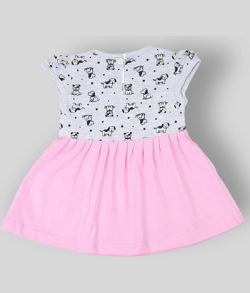NammaBaby Pack of 1 Baby Girls Cotton Blend Dresses ( Pink )
