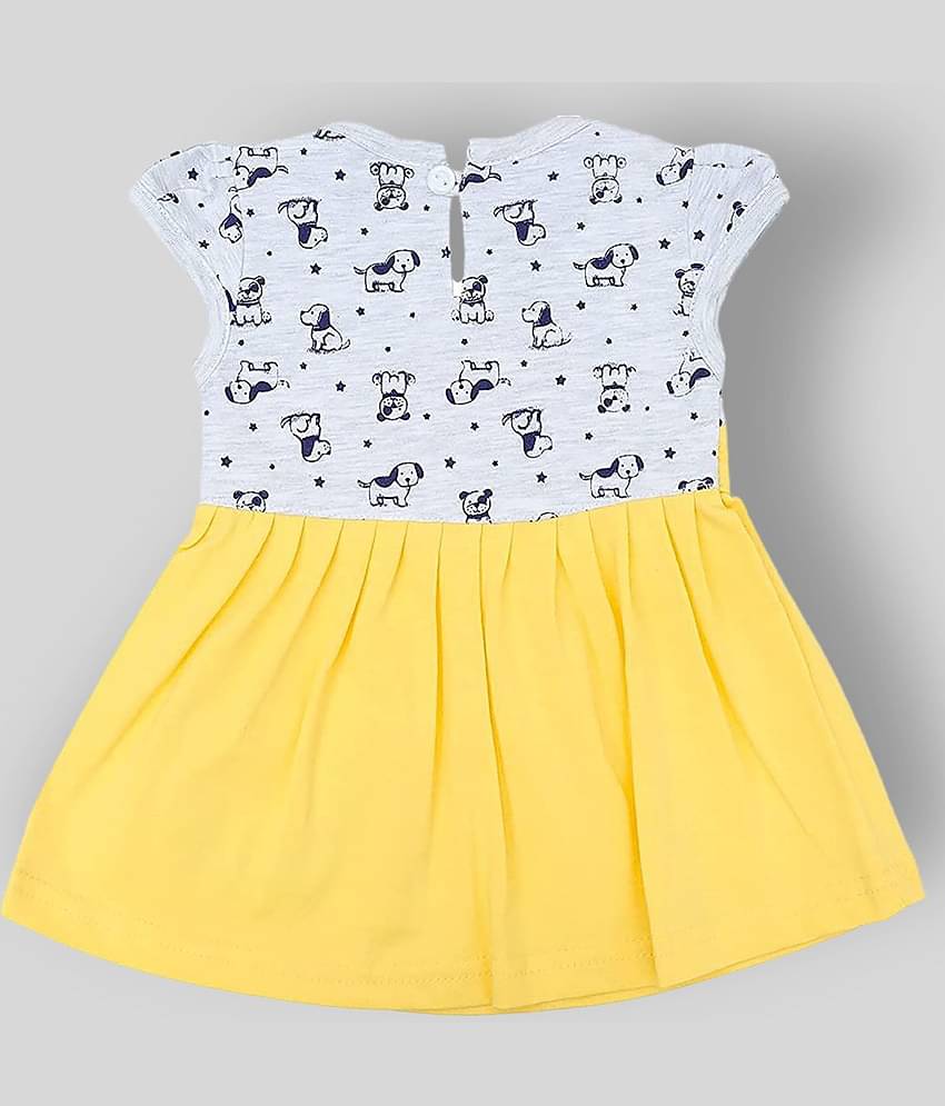 NammaBaby Pack of 1 Baby Girls Cotton Blend Dresses ( Yellow )