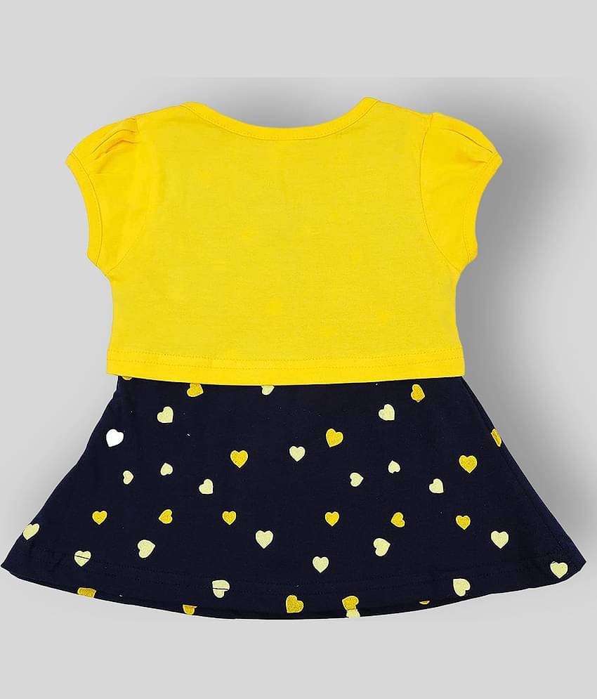 NammaBaby Pack of 1 Baby Girls Cotton Blend Dresses ( Yellow )
