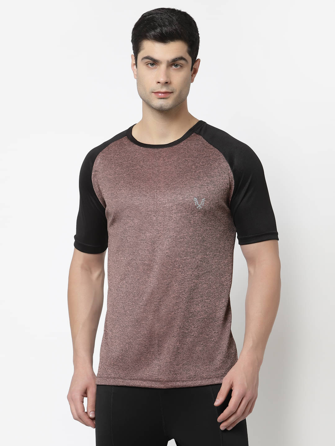     			Uzarus - Grey Melange Polyester Regular Fit Men's Sports T-Shirt ( Pack of 1 )