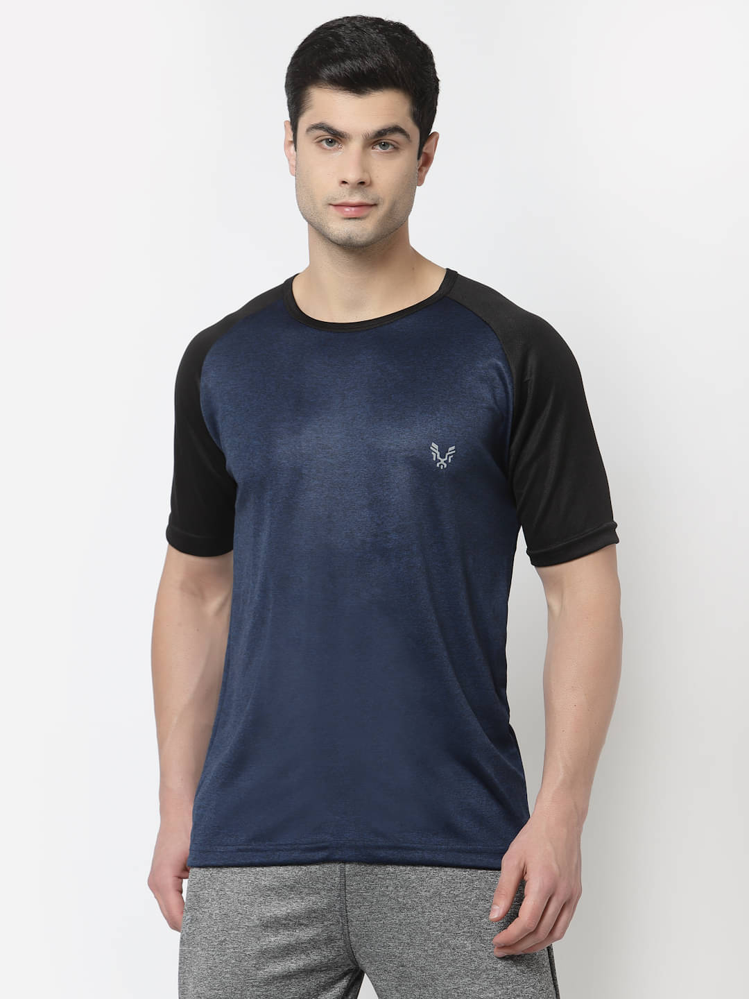 Uzarus - Navy Blue Polyester Regular Fit Men's Sports T-Shirt ( Pack of 1 ) Uzarus - Navy Blue Polyester Regular Fit Men's Sports T-Shirt ( Pack of 1 )