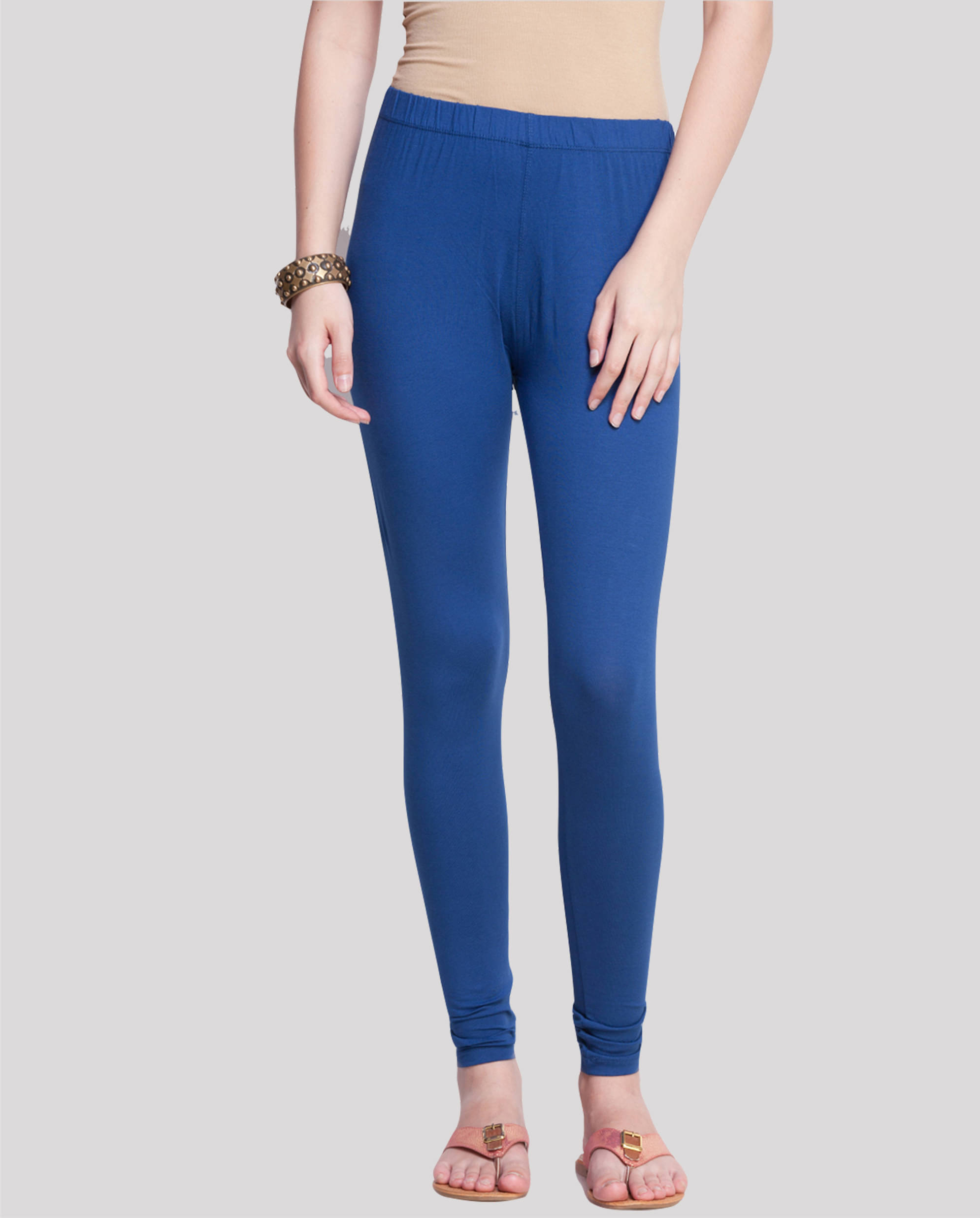     			Dollar Missy - Navy Cotton Women's Leggings ( Pack of 1 )
