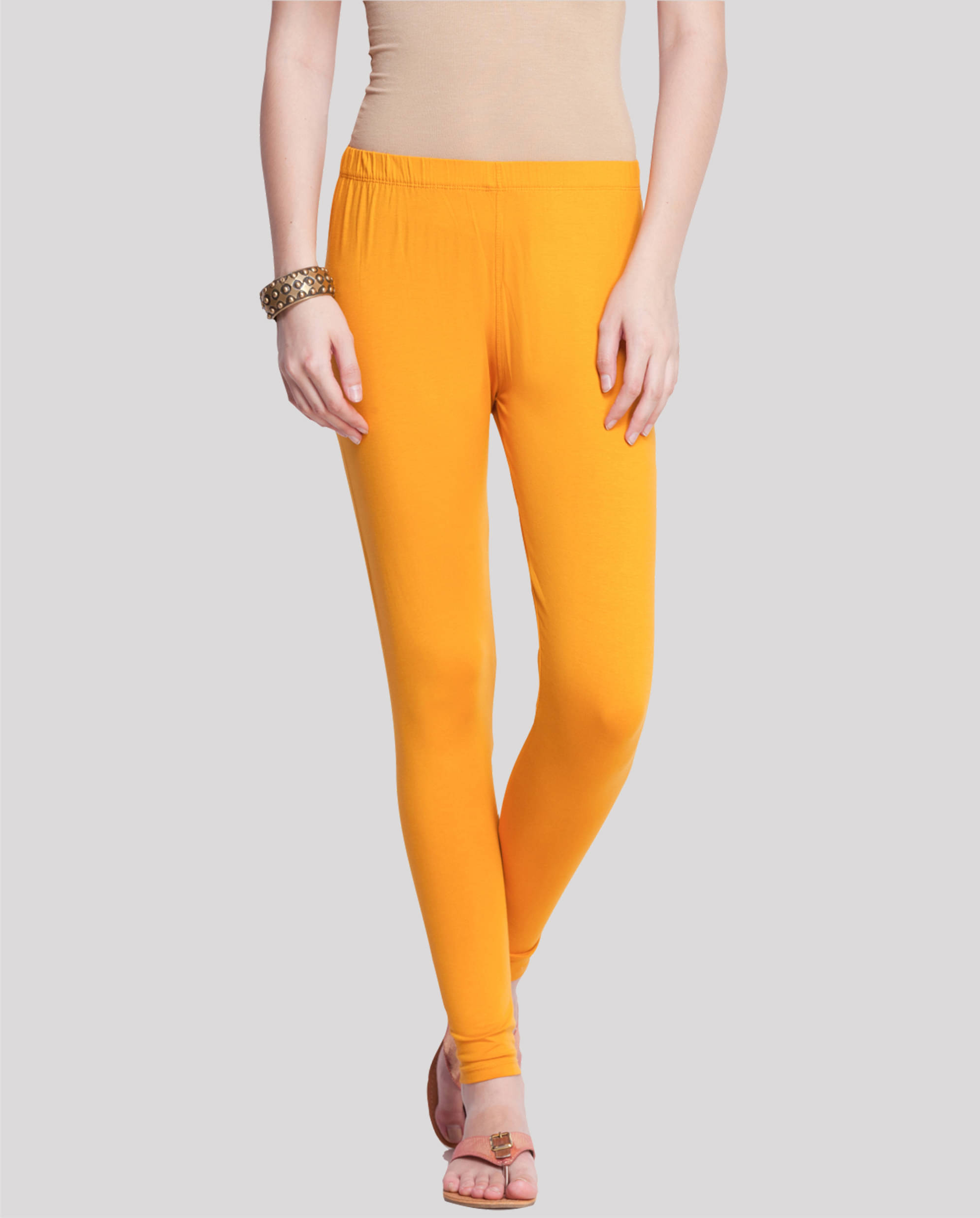 Dollar Missy - Orange Lycra Women's Leggings ( Pack of 1 )     			Dollar Missy - Orange Lycra Women's Leggings ( Pack of 1 )