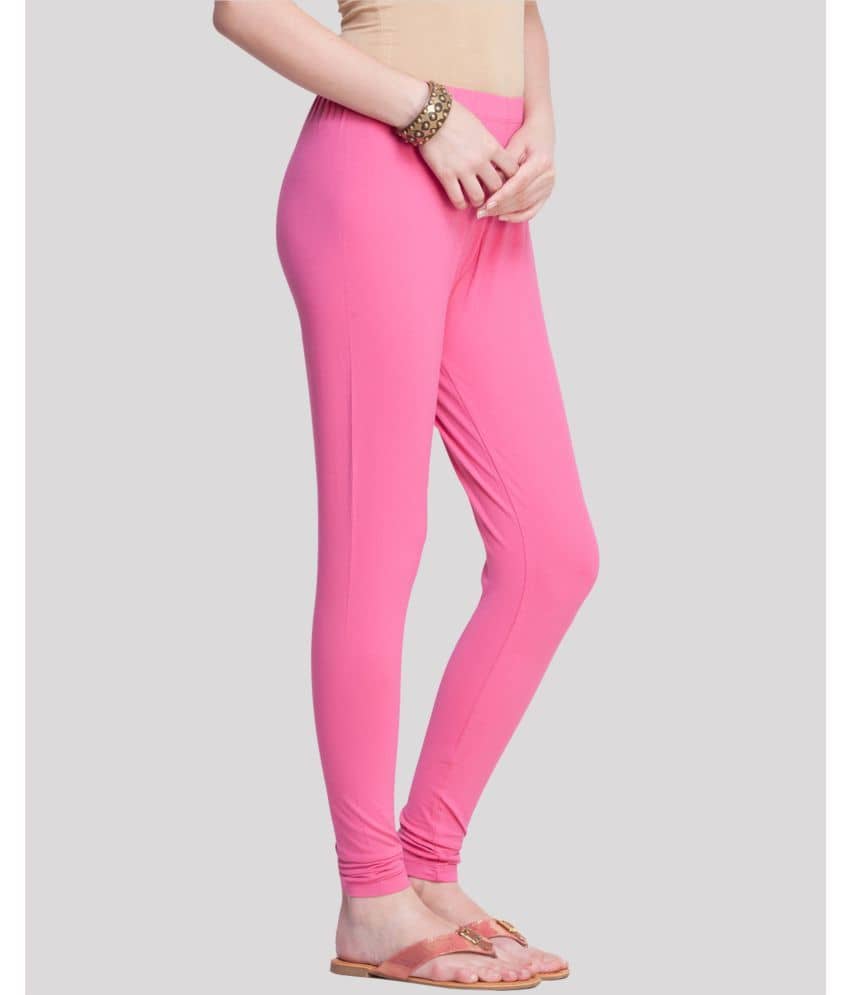 Dollar Missy - Pink Lycra Women's Leggings ( Pack of 1 )