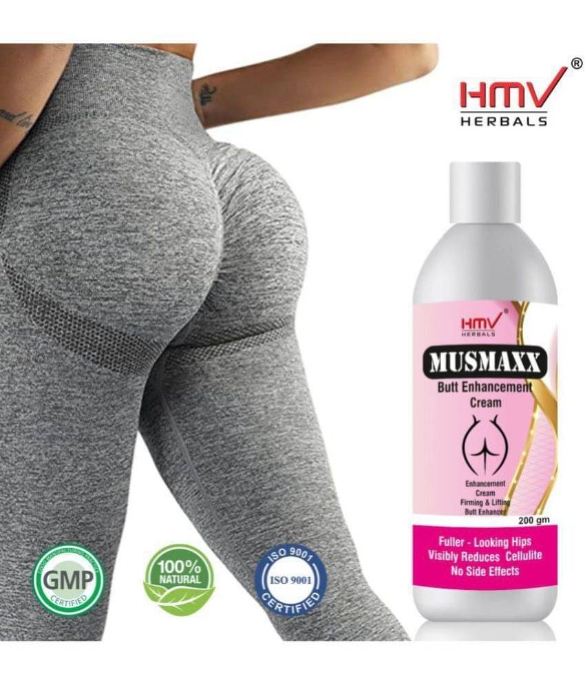     			HMV Herbals Musmaxx-Hip Enhancement Cream for Men & Women for Beautiful back (Pack of 200gm X 1)