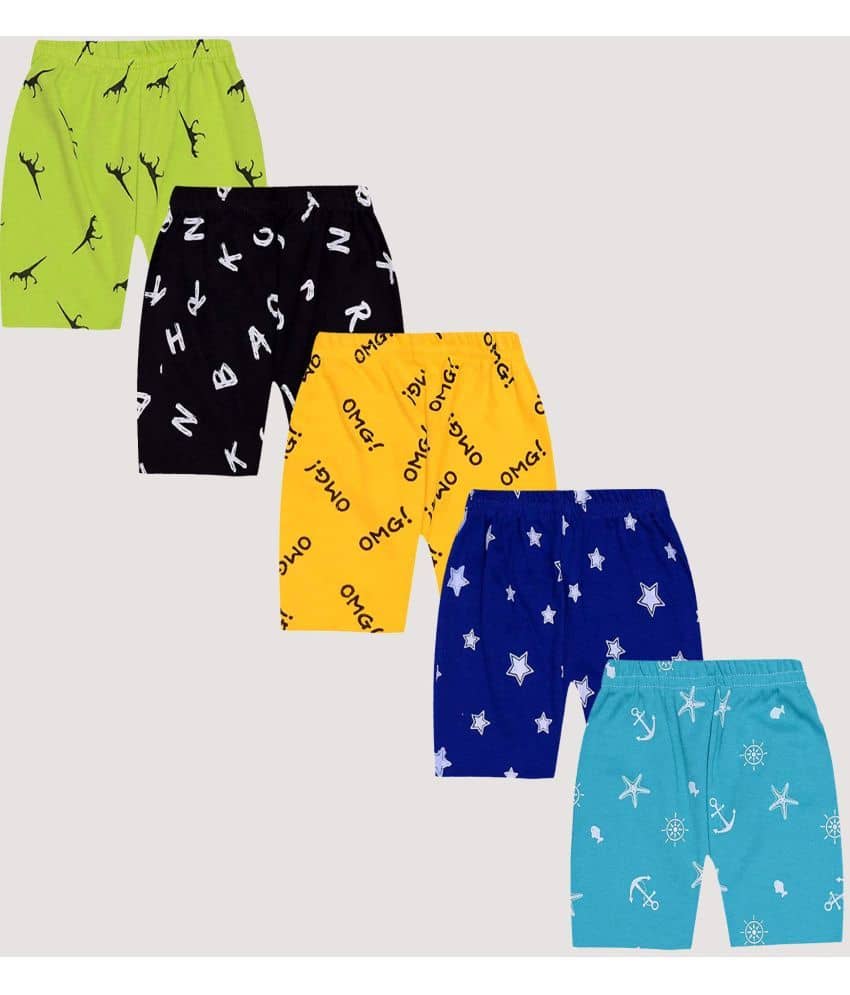 Kuchipoo Pack of 5 Shorts For Boys ( Multicolor ) - Shorts | Buy online on ZillyBuy