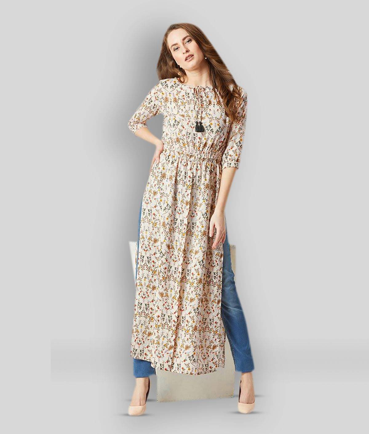 Miss Chase Women's Crepe Tunic ( Multicolor ) Miss Chase Women's Crepe Tunic ( Multicolor )
