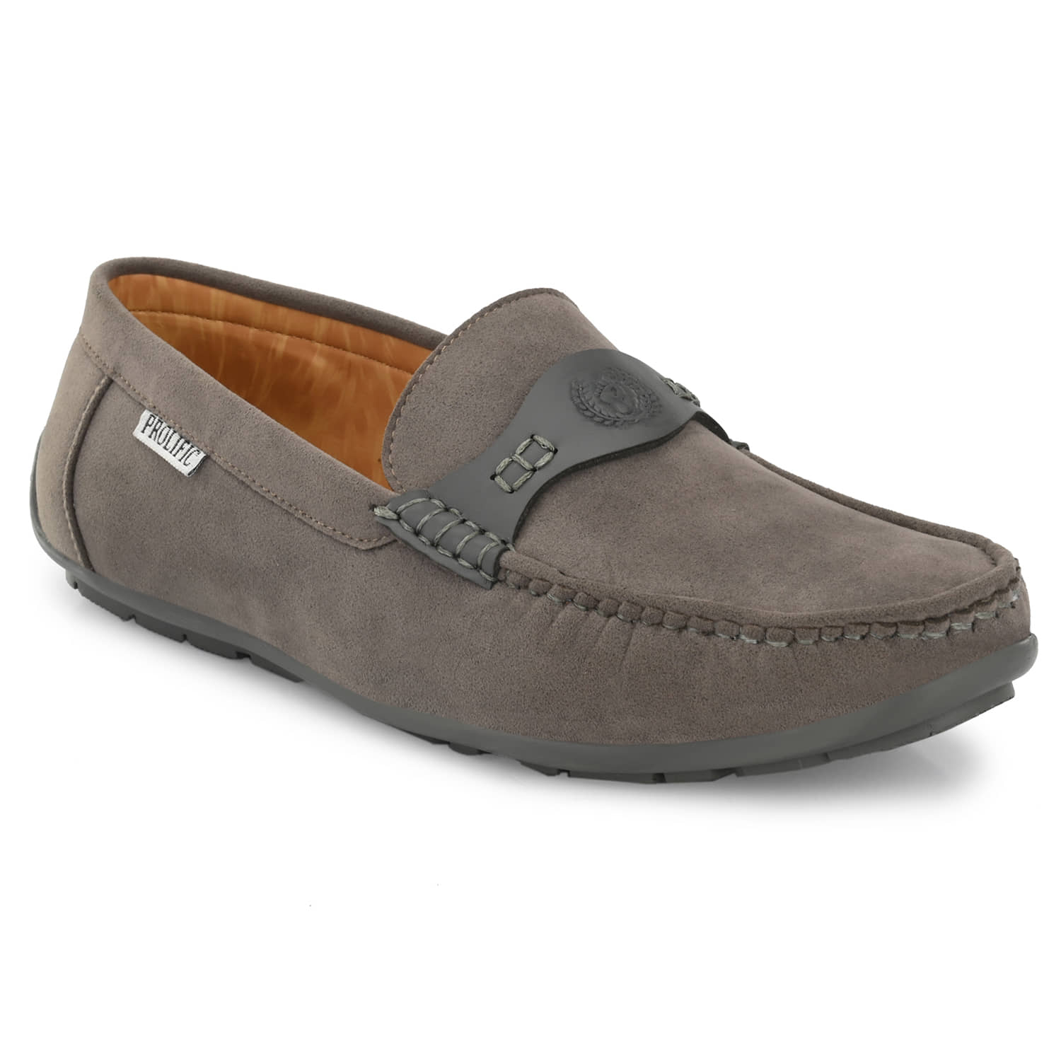 Prolific - Gray Men's Slip on - Formal Shoes | Buy online on ZillyBuy