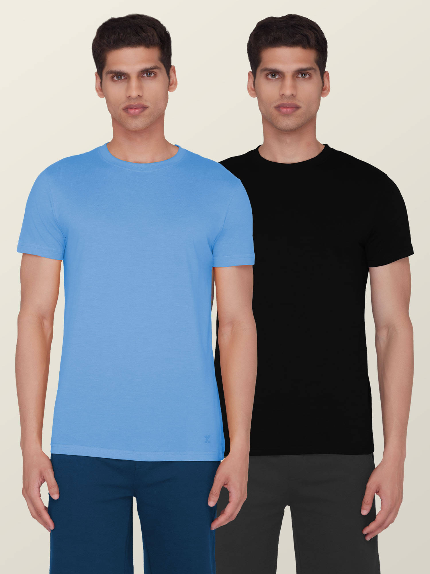 XYXX - Multicolor Cotton Regular Fit Men's T-Shirt ( Pack of 2 ) XYXX - Multicolor Cotton Regular Fit Men's T-Shirt ( Pack of 2 )