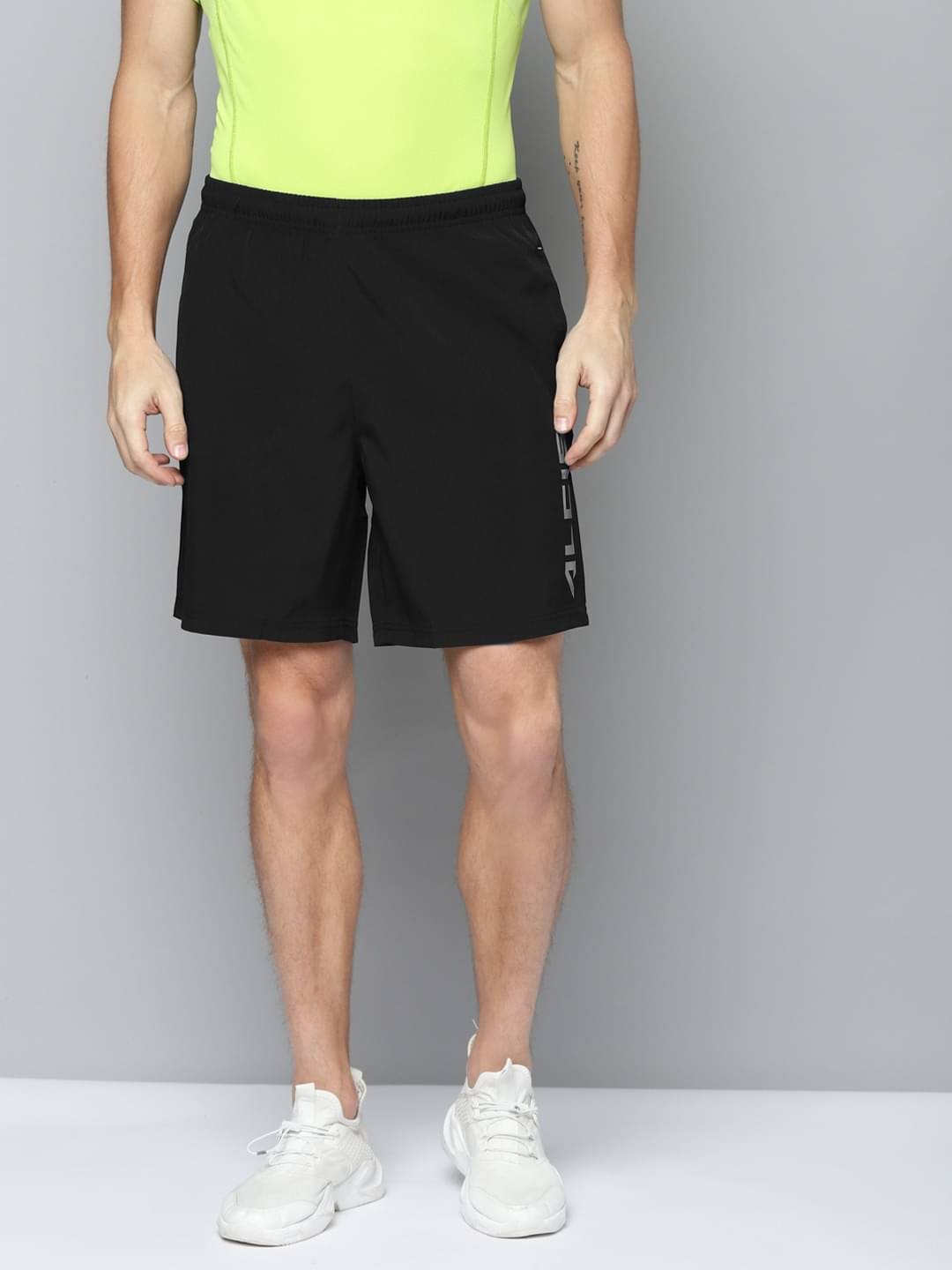 Alcis - Black Polyester Men's Running Shorts ( Pack of 1 ) Alcis - Black Polyester Men's Running Shorts ( Pack of 1 )