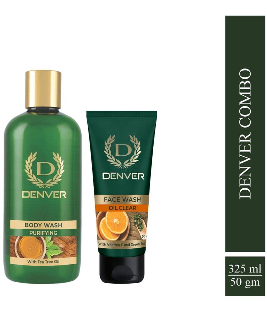 Denver Purifying Body Wash - 325ML + Oil Clear Face Wash - 50GM (Combo Pack of 2) Denver Purifying Body Wash - 325ML + Oil Clear Face Wash - 50GM (Combo Pack of 2)