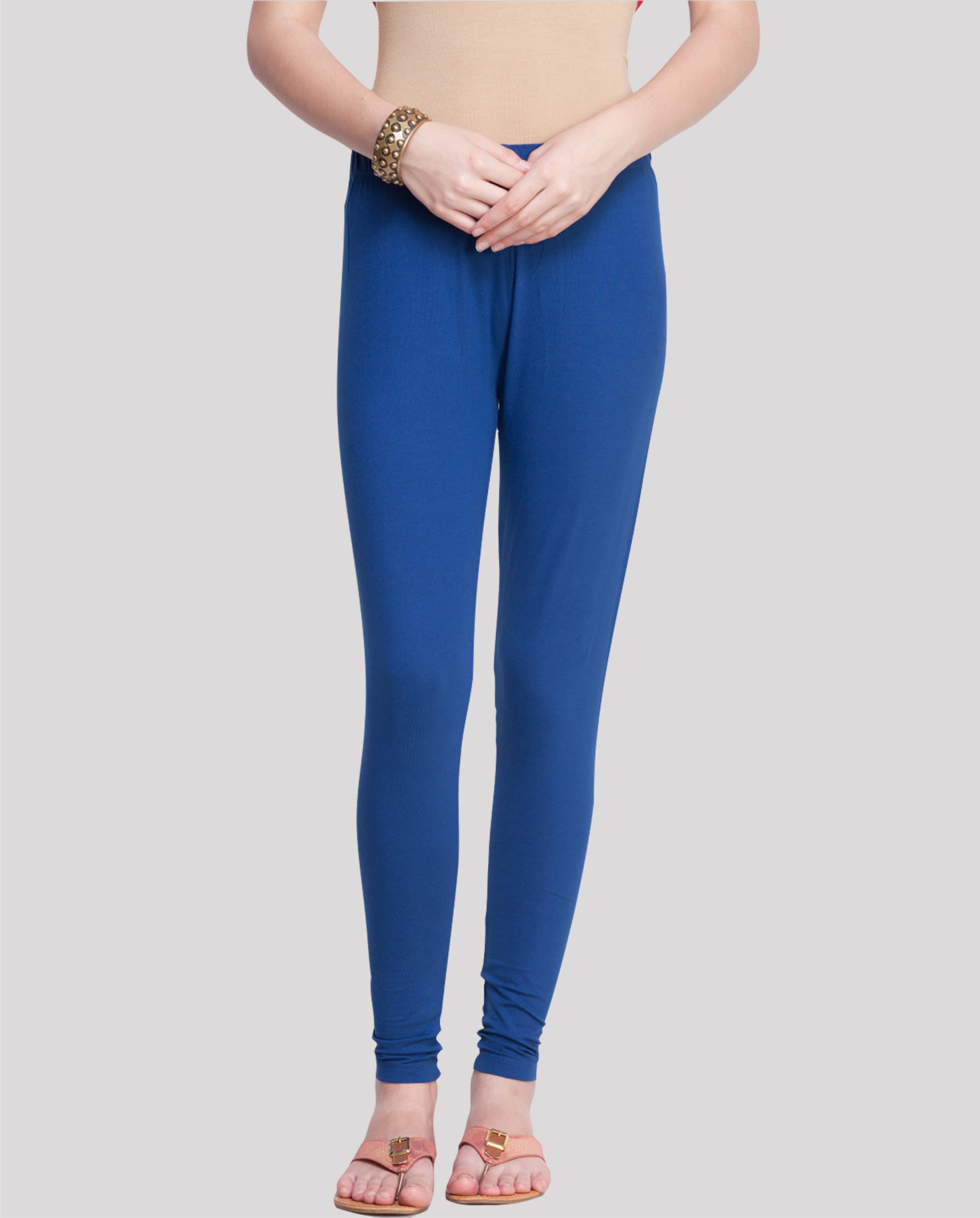 Dollar Missy - Blue Lycra Women's Leggings ( Pack of 1 ) Dollar Missy - Blue Lycra Women's Leggings ( Pack of 1 )