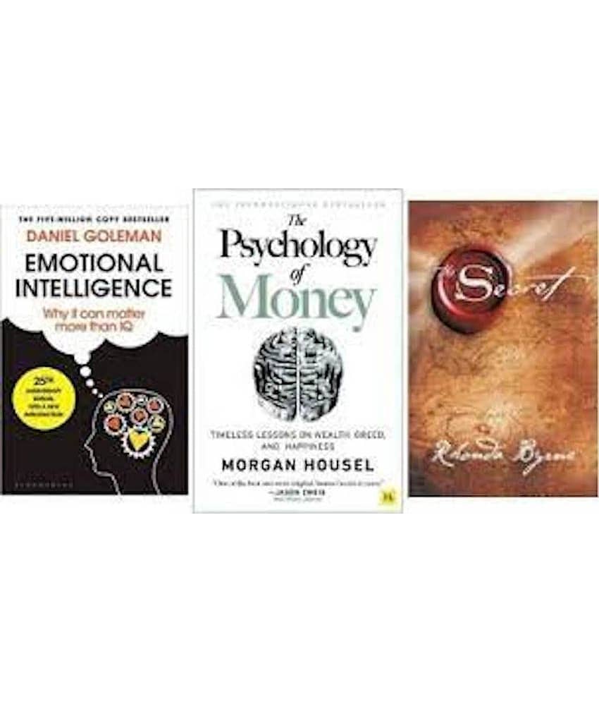 Emotional Intelligence + Psychology Of Money + The Secret (3 Combo Pack) - Stationery | Buy online on ZillyBuy