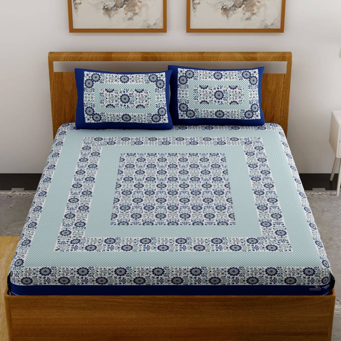 unique choice Cotton Double Bedsheet ( Brown ) unique choice Cotton Double Bedsheet ( Brown )