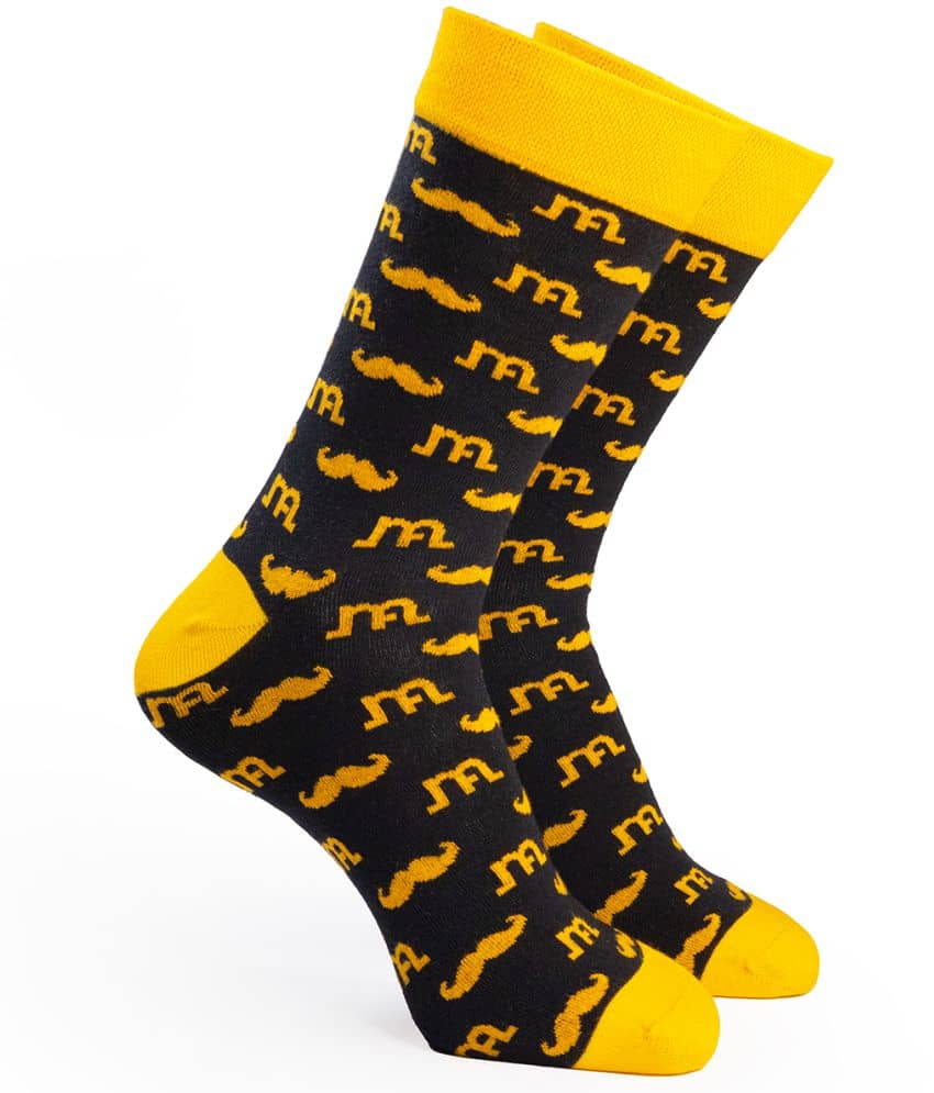 Man Arden - Black Cotton Men's Mid Length Socks ( Pack of 1 ) - Socks | Buy online on ZillyBuy