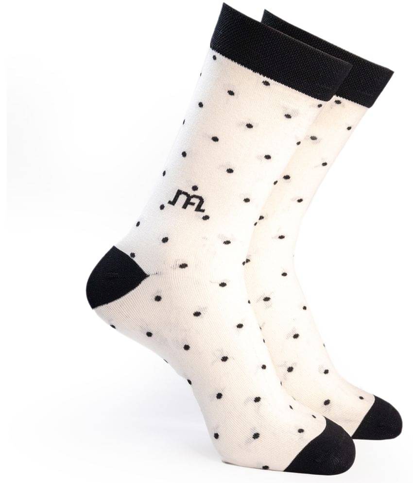 Man Arden - White Cotton Men's Mid Length Socks ( Pack of 1 ) Man Arden - White Cotton Men's Mid Length Socks ( Pack of 1 )