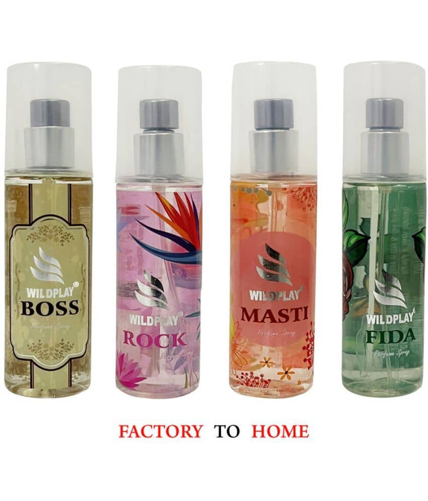 Wildplay - Eau De Parfum (EDP) For Unisex 200ML ( Pack of 4 )