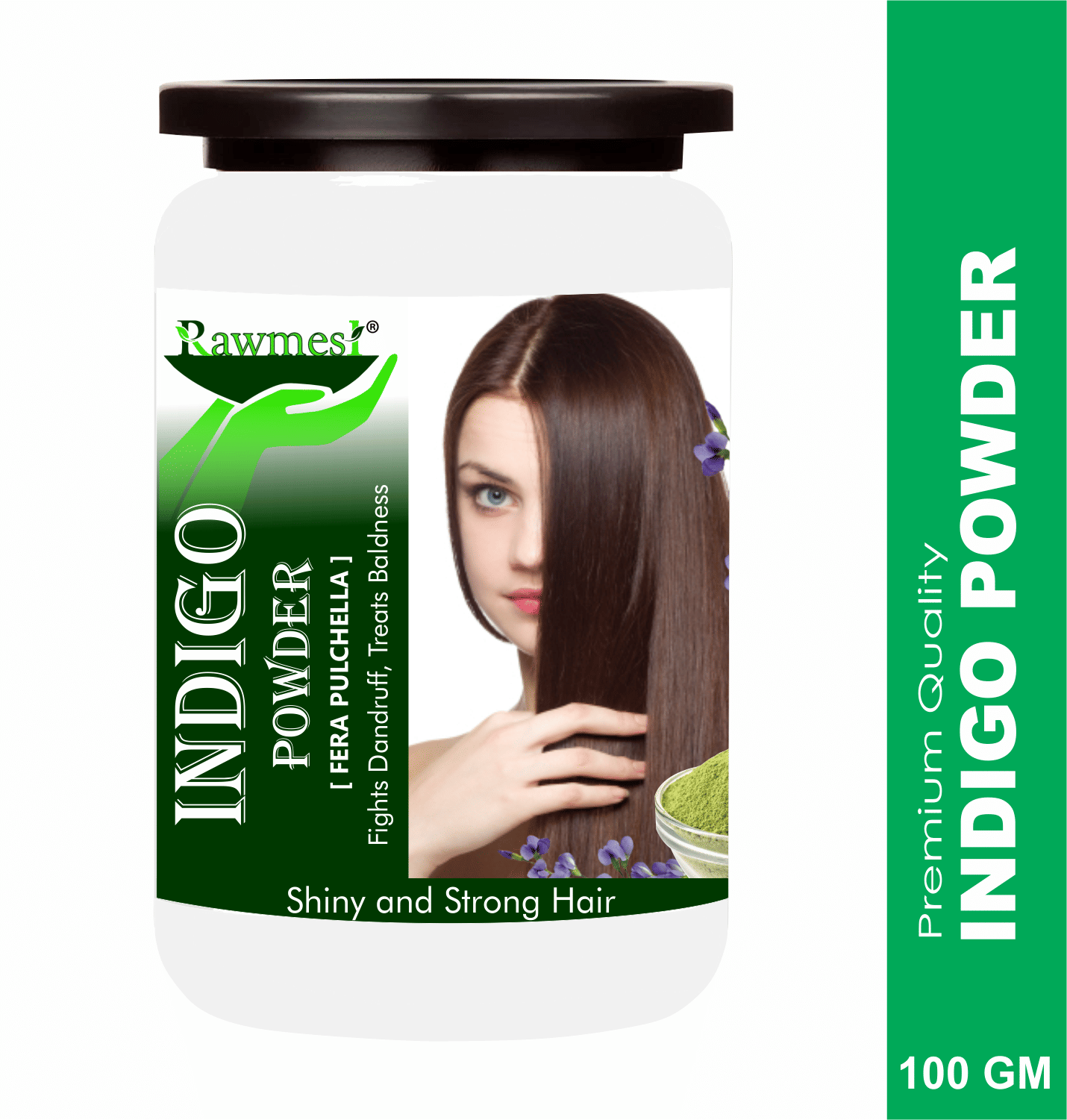 rawmest Indigo (indigofera Tinctoria)Powder Organic Henna 100 g