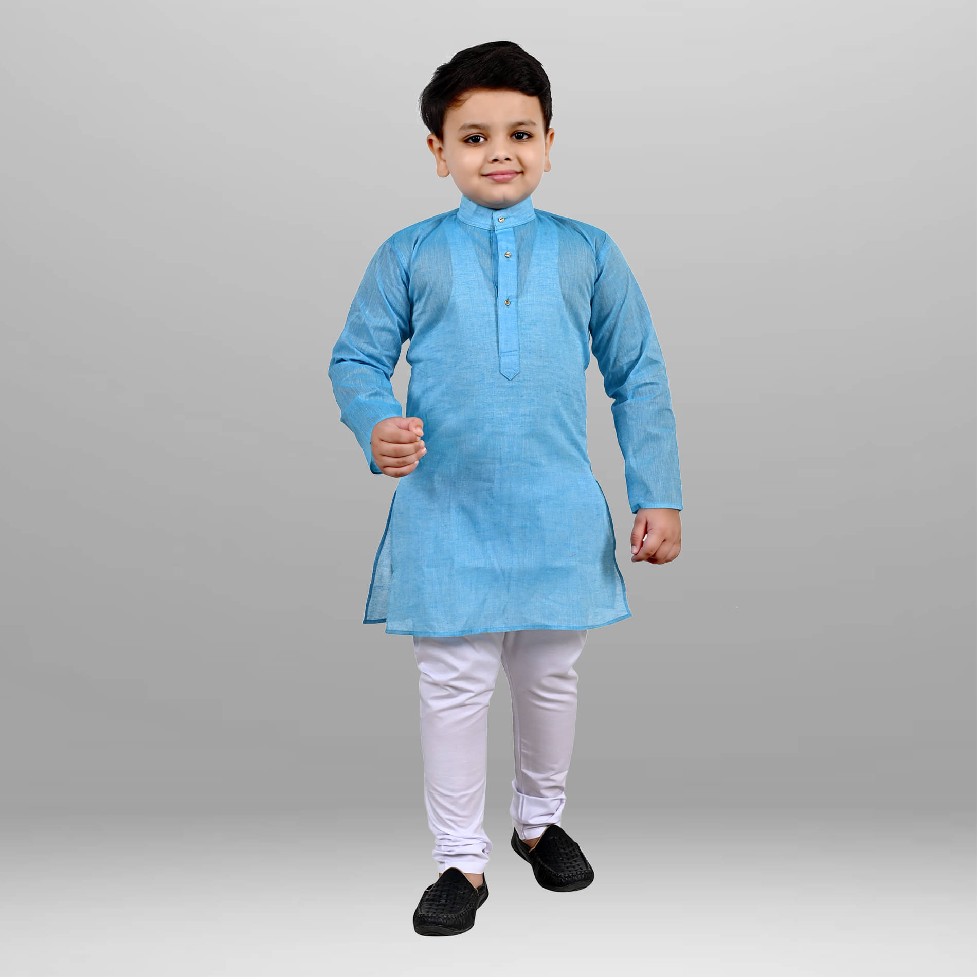     			J D Creation Baby Boys Cotton Kurta Sets ( Pack of 1 , Turquoise )
