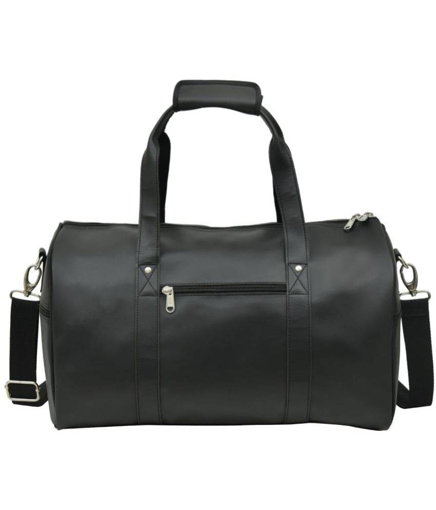     			MATRICE - Black Artificial Leather Duffle Bag