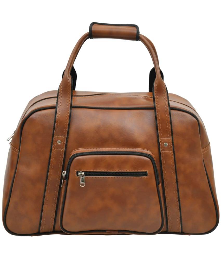     			MATRICE - Tan Artificial Leather Duffle Bag