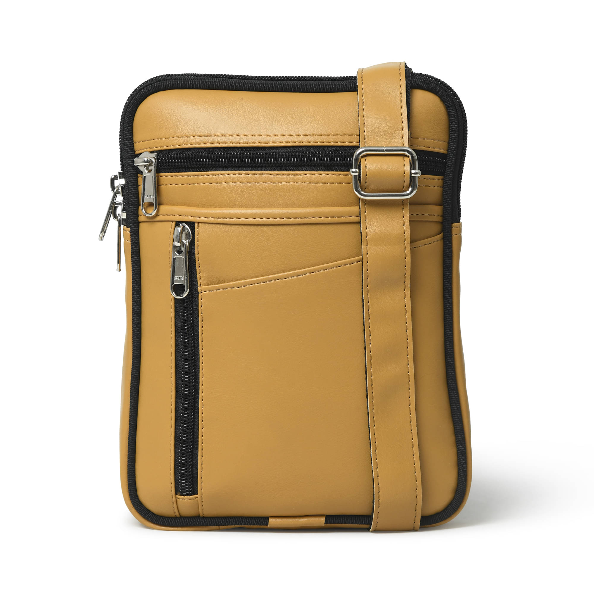     			MATRICE - Yellow Solid Messenger Bag