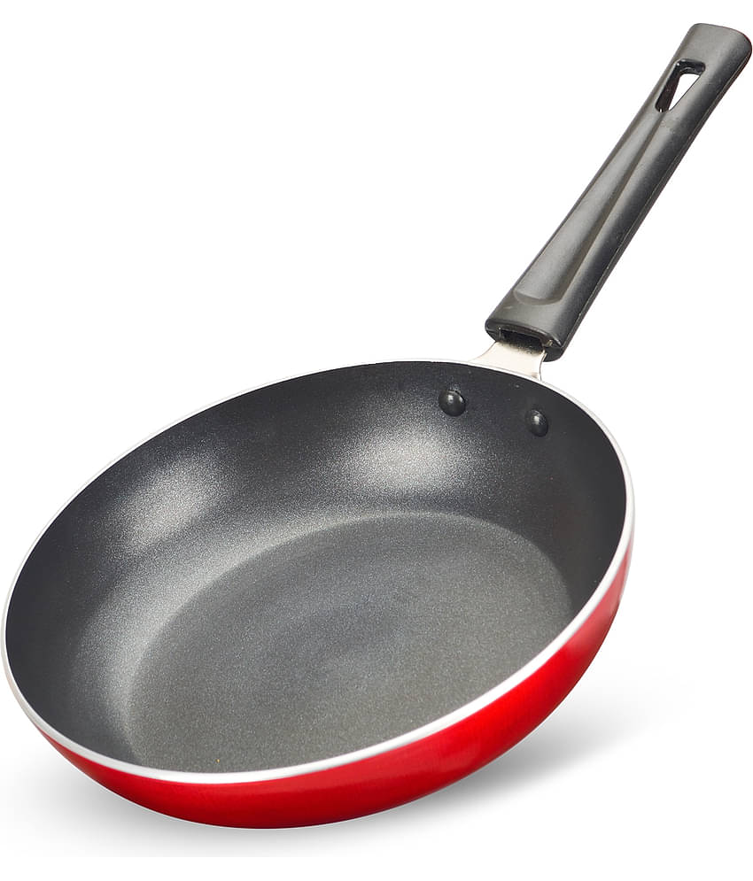 Navrang - Red Aluminium Non-Stick Cookware Sets ( Pack of 3 )