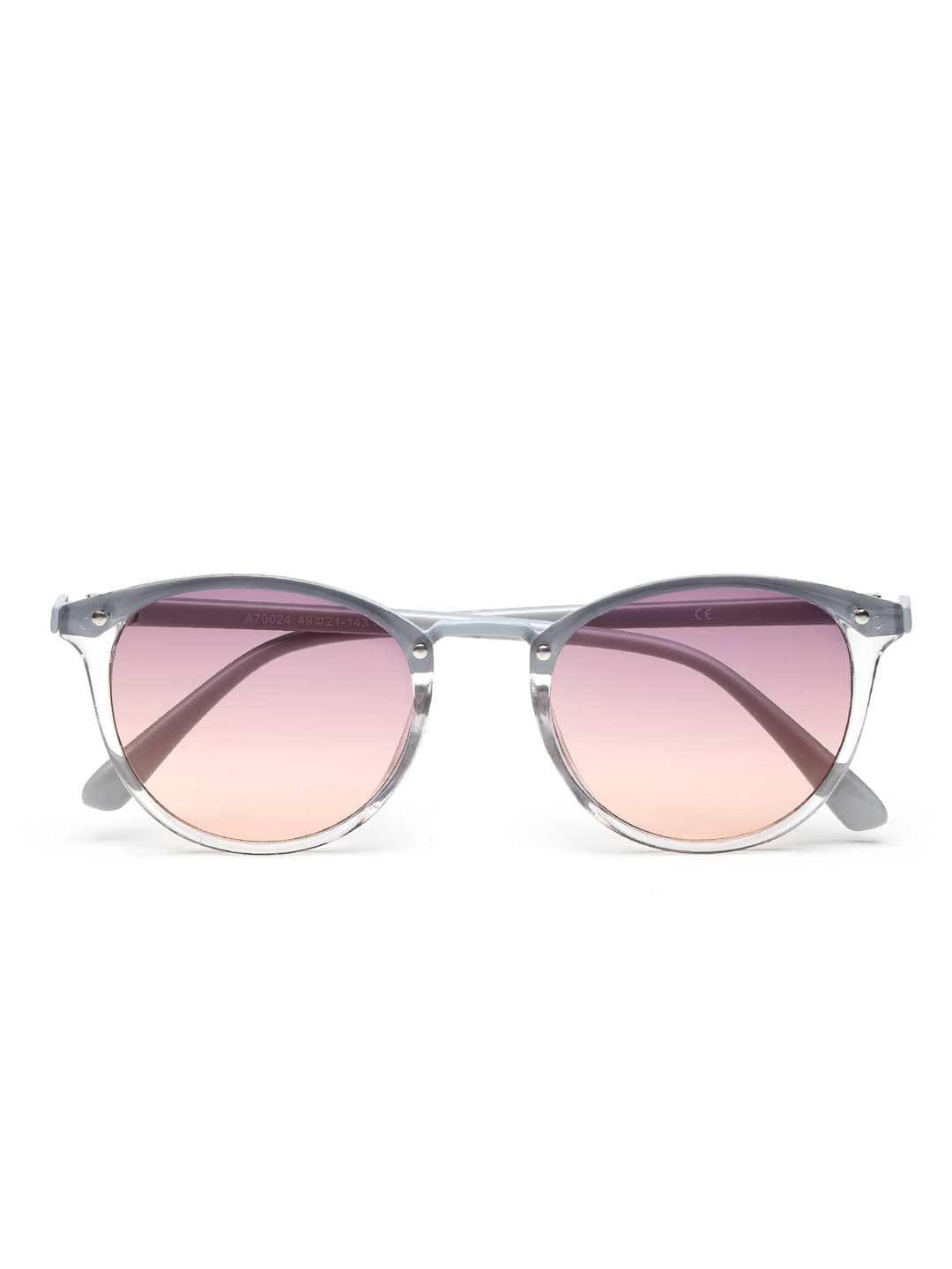     			YourSpex - Grey Melange Oval Sunglasses ( Pack of 1 )