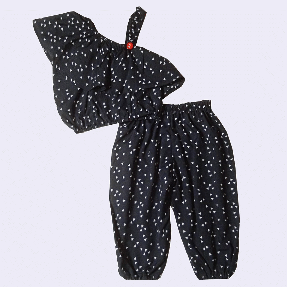     			harshvardhanmart.com Pack of 1 Girls Crepe Top With Pajama ( Black )