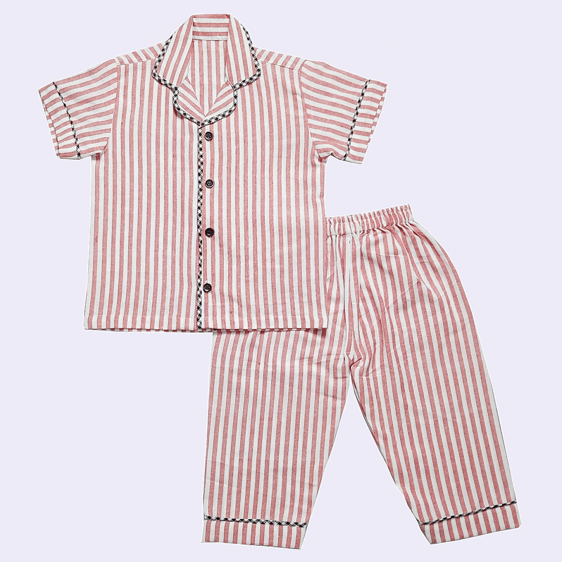     			harshvardhanmart.com Pack of 1 Girls Cotton Nightsuit Set ( Pink )