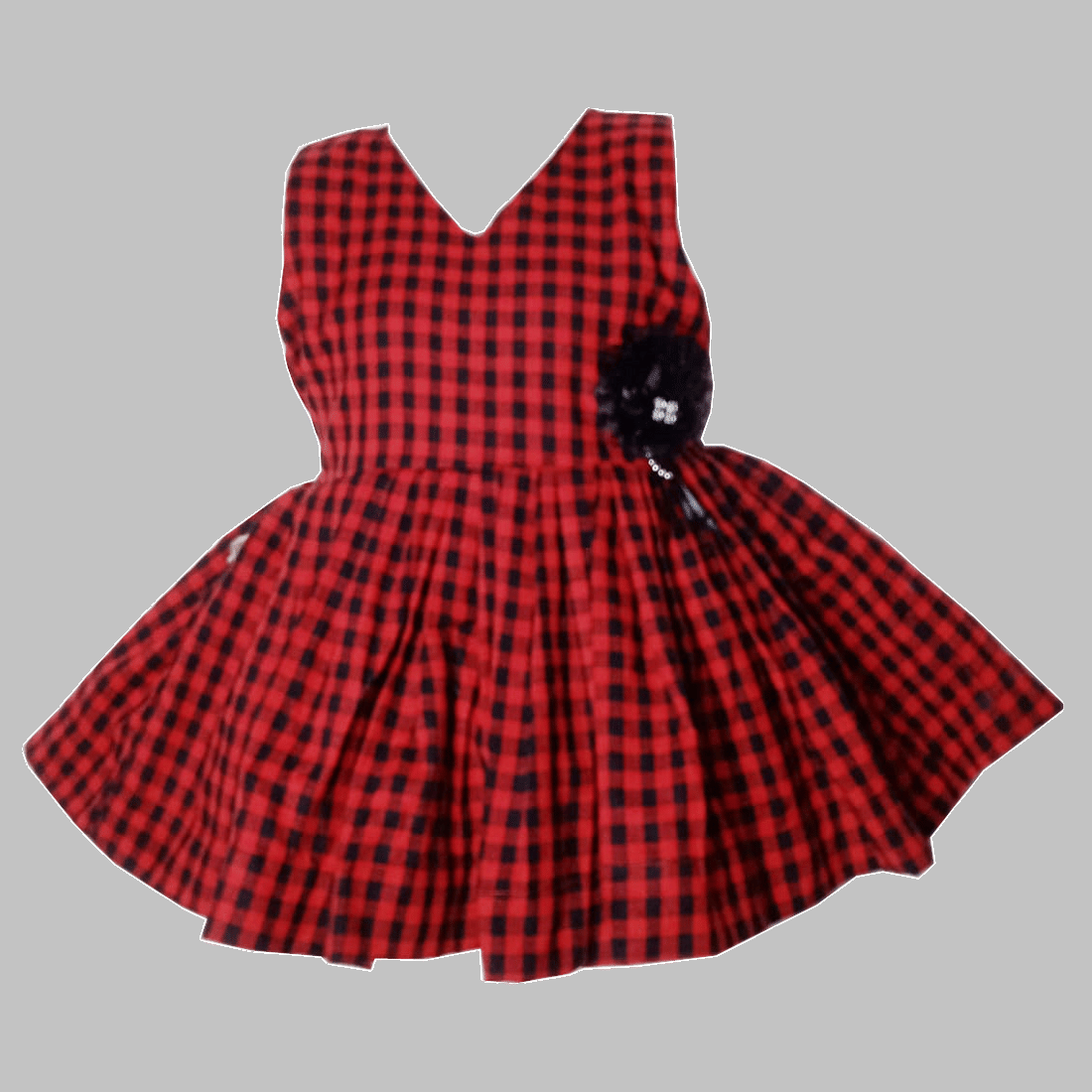 harshvardhanmart.com Pack of 1 Baby Girls Cotton Frock ( Red )