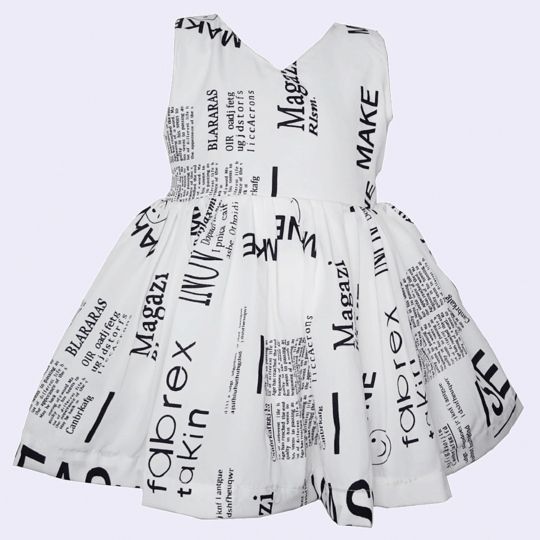 harshvardhanmart.com Pack of 1 Baby Girls Crepe Frock ( White )