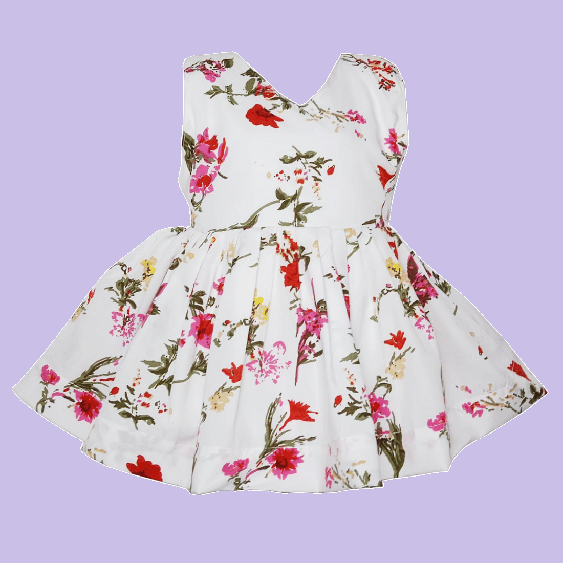 harshvardhanmart.com Crepe Frock For Girls ( Pack of 1 , White ) harshvardhanmart.com Crepe Frock For Girls ( Pack of 1 , White )