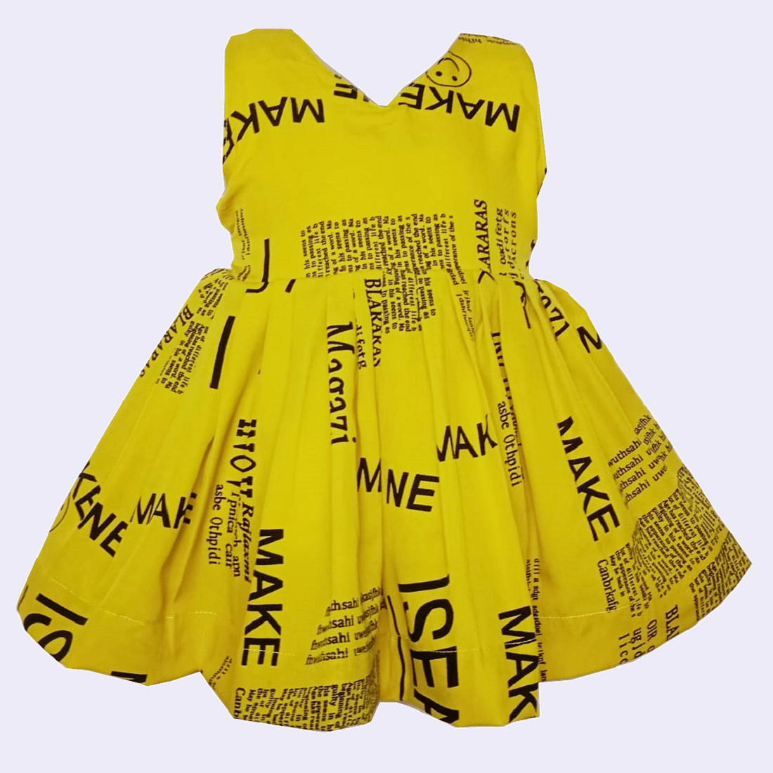     			harshvardhanmart.com Pack of 1 Baby Girls Crepe Frock ( Yellow )
