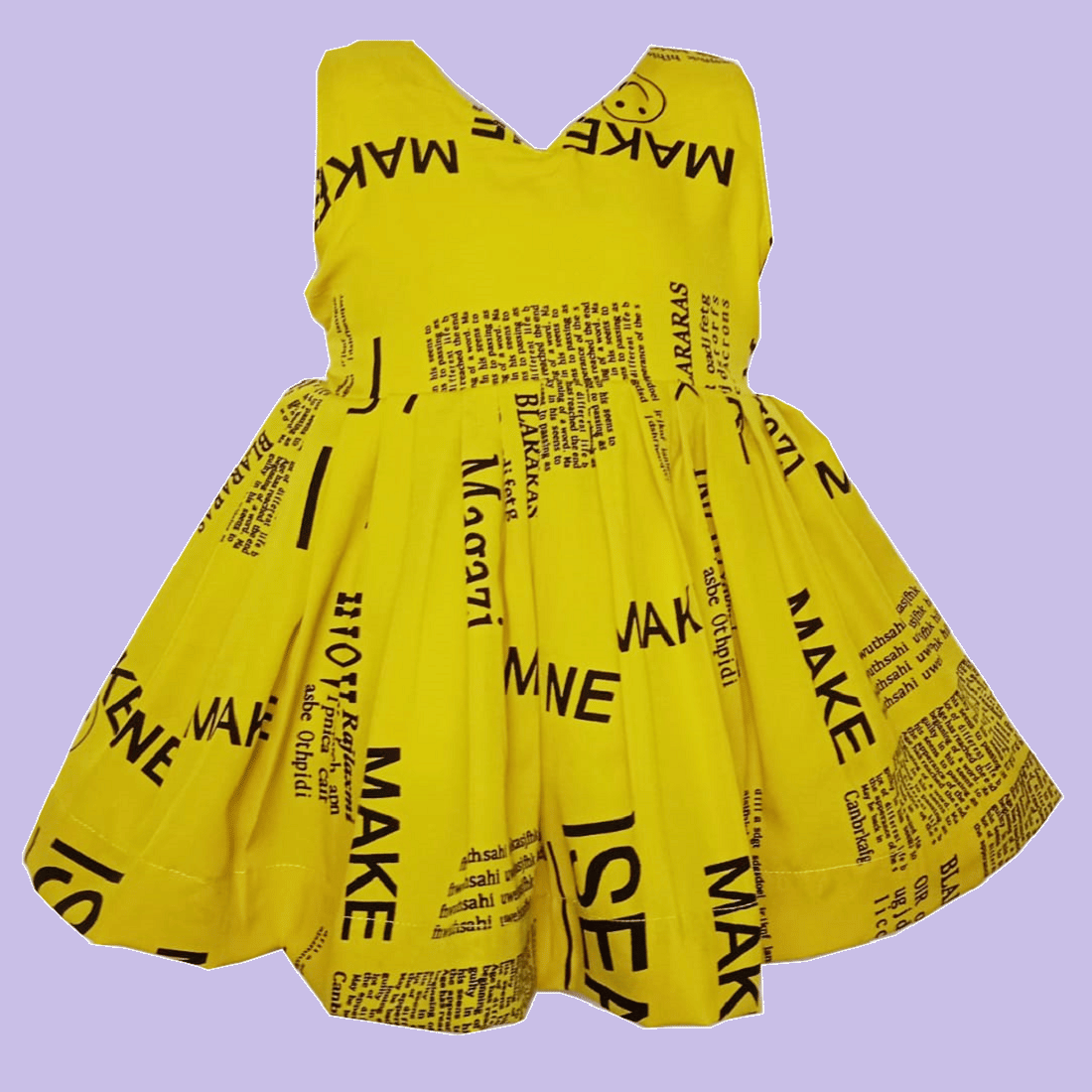 harshvardhanmart.com Crepe A-line Dress For Girls ( Pack of 1 , Yellow ) harshvardhanmart.com Crepe A-line Dress For Girls ( Pack of 1 , Yellow )