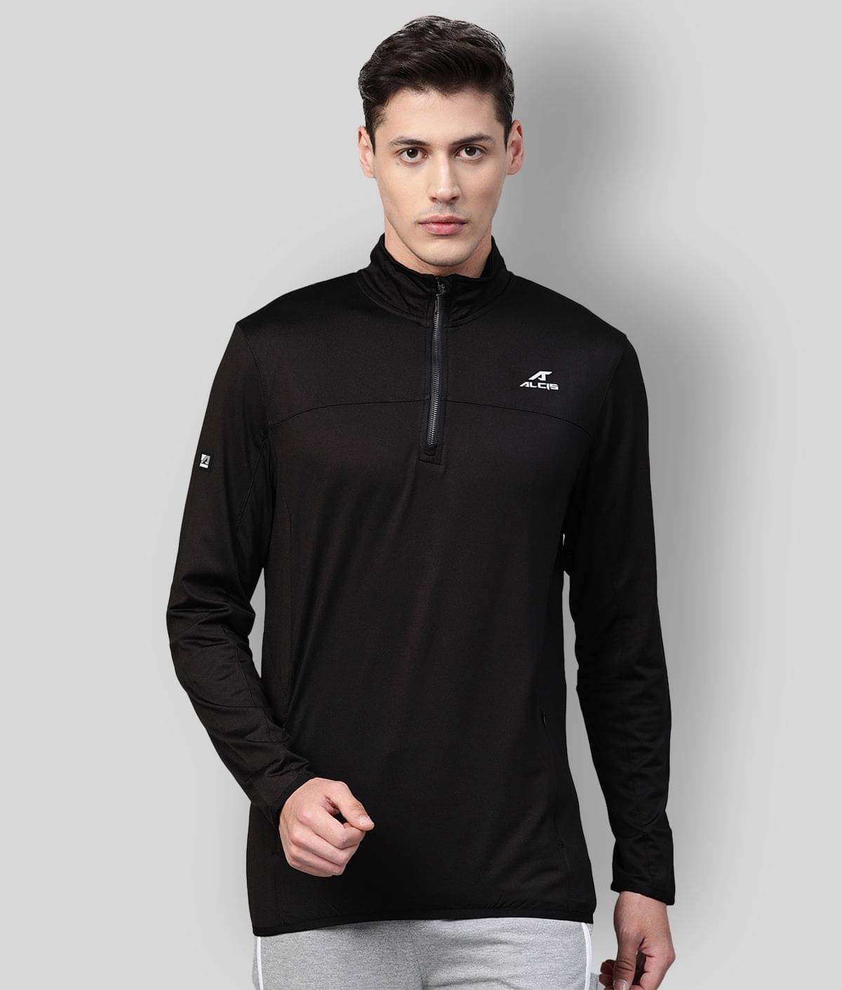 Alcis Black Sweatshirt     			Alcis Black Sweatshirt