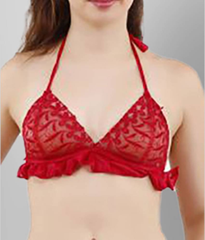 Reposey - Maroon Satin Women's Nightwear Nightsuit Sets ( Pack of 4 )