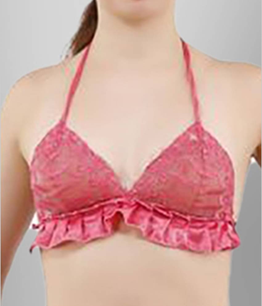 Reposey - Pink Satin Women's Nightwear Nighty & Night Gowns ( Pack of 4 )