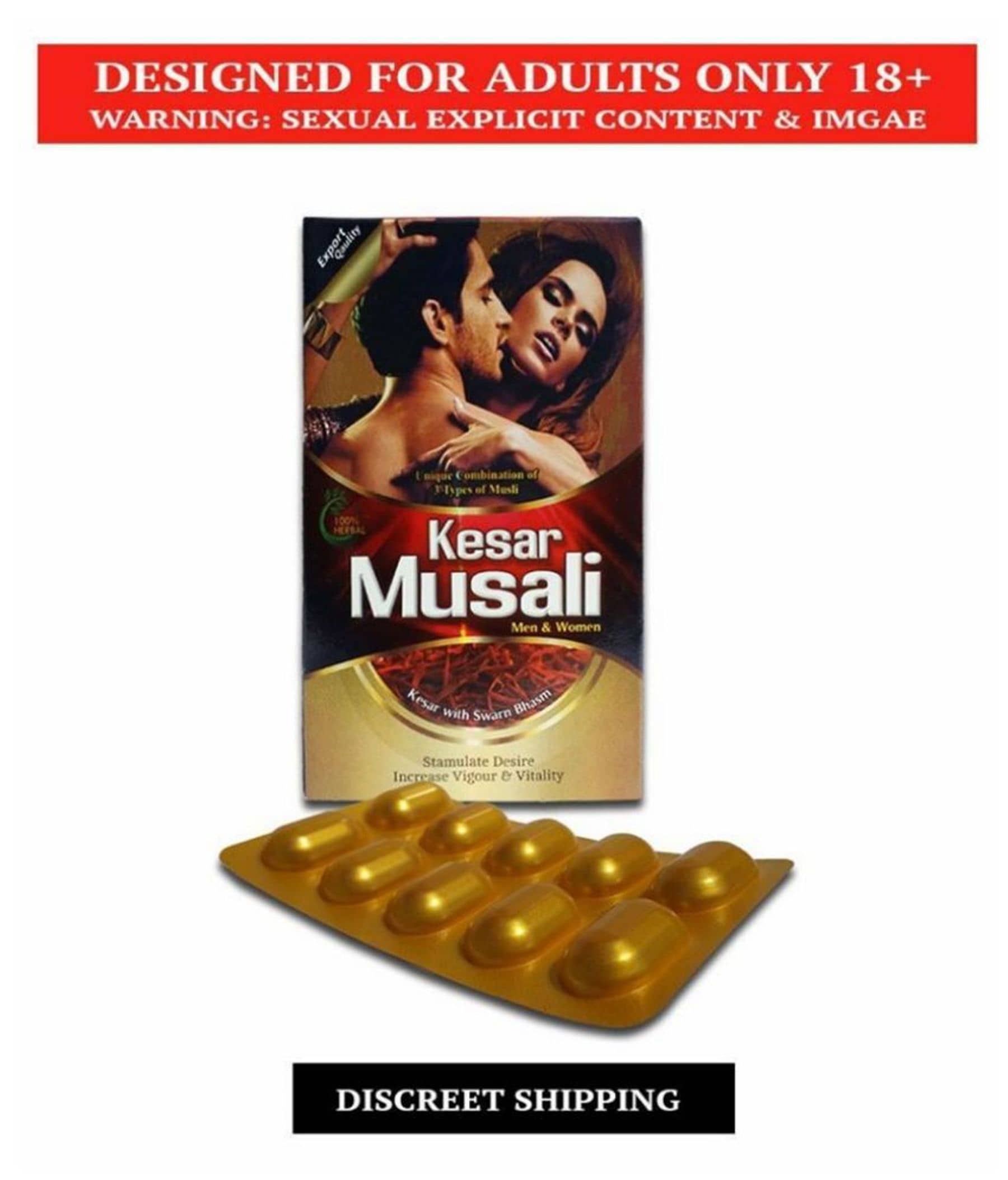 Dr Chopra Kesar Musli for Men & Women with Swarn Bhasam 10Cap (Packof3) By Kamveda
