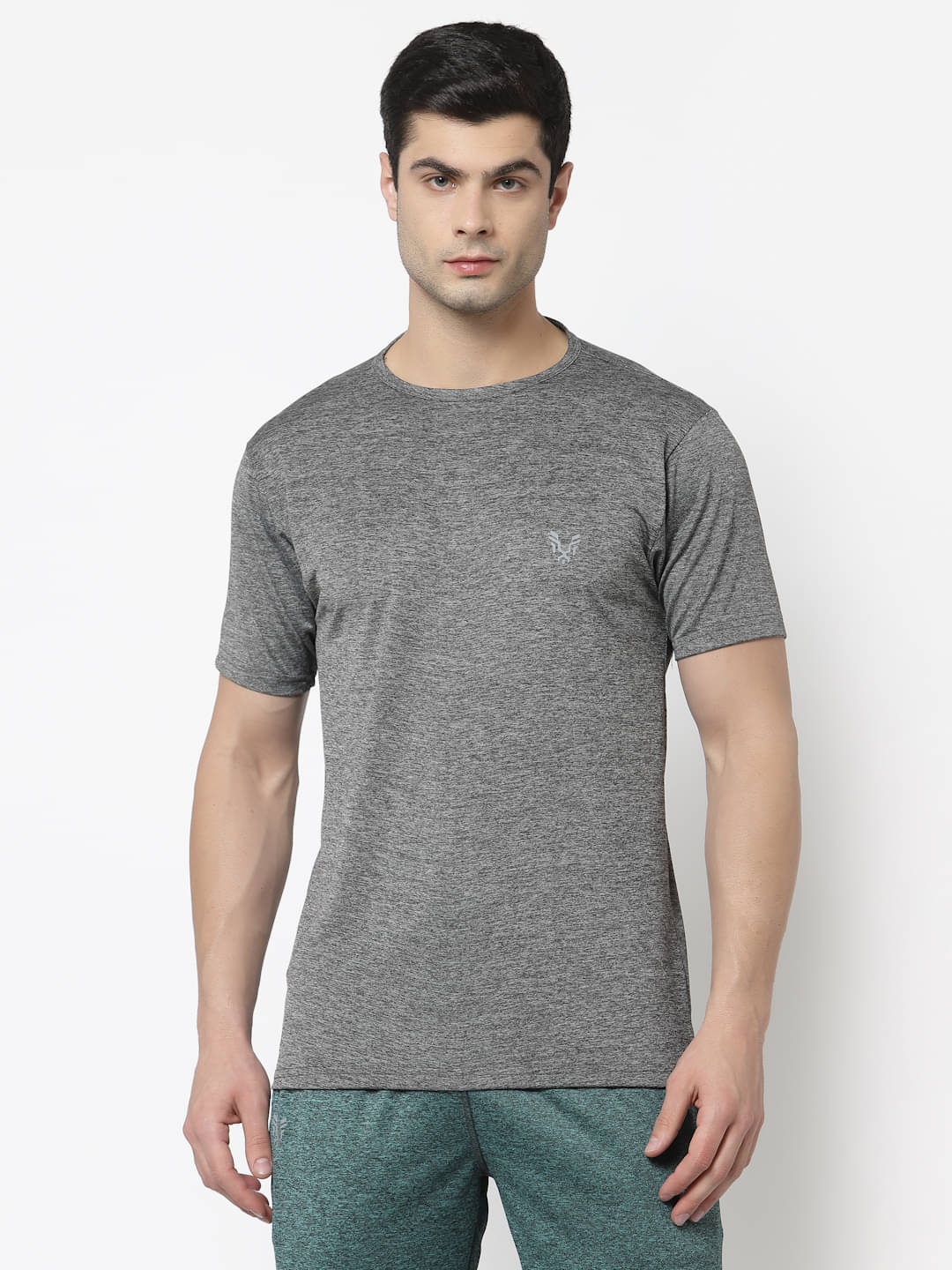     			Uzarus Pack of 1 Polyester Regular Fit Men's T-Shirt ( Grey )