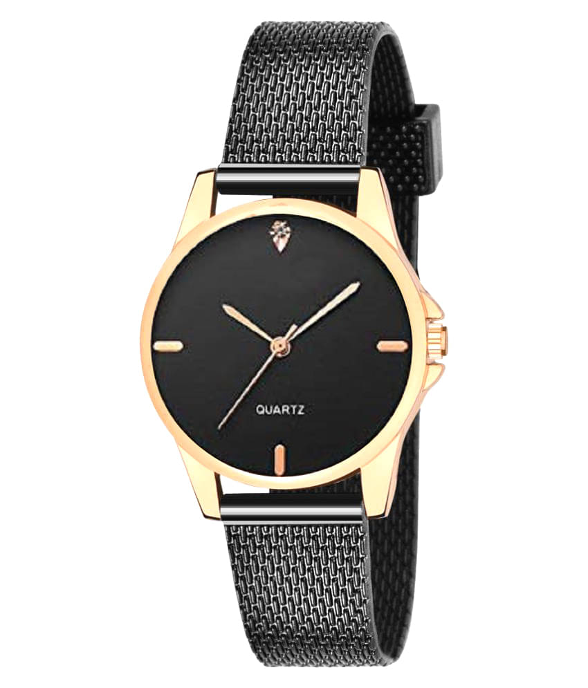     			Cosmic - Black Resin Analog Womens Watch